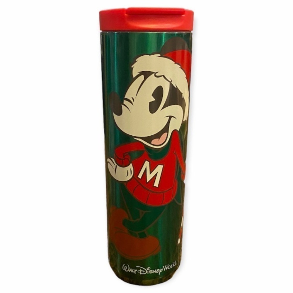 Mickey Mouse NWT Starbucks 2022 Holiday Metal Tumbler Coffee Disney World